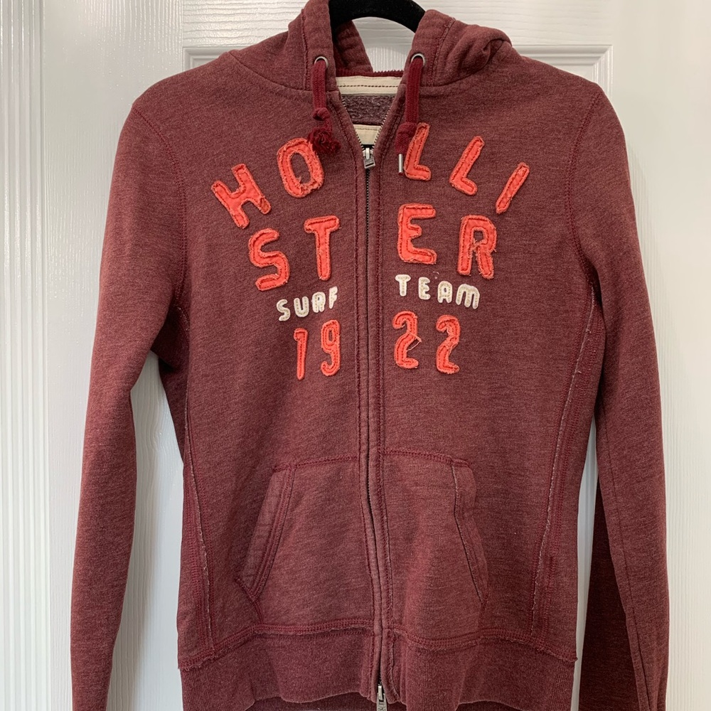 Hollister Maroon Hoodie